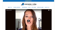 Desktop Screenshot of everyonecansing.com.au